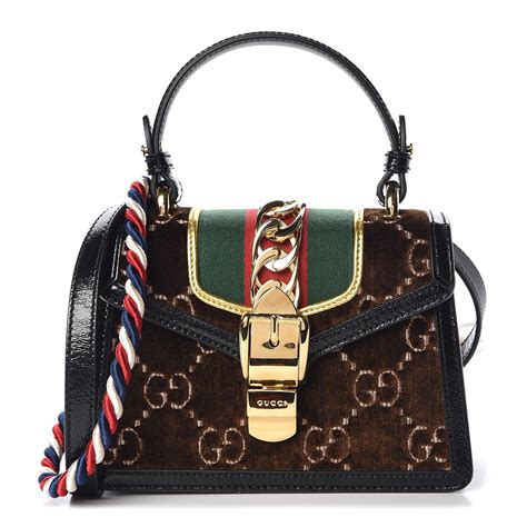 gucci sylvie velvet|Sylvie GG velvet mini bag .